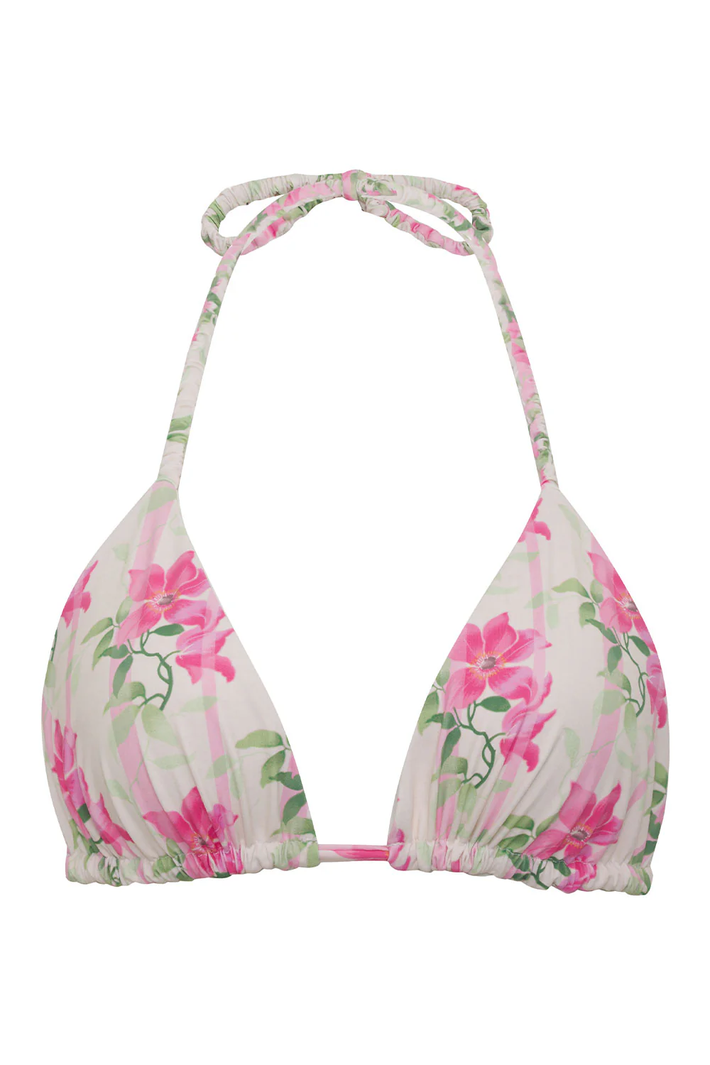 Hope Floral Triangle Bikini Top - Tiger Lily - Image 7
