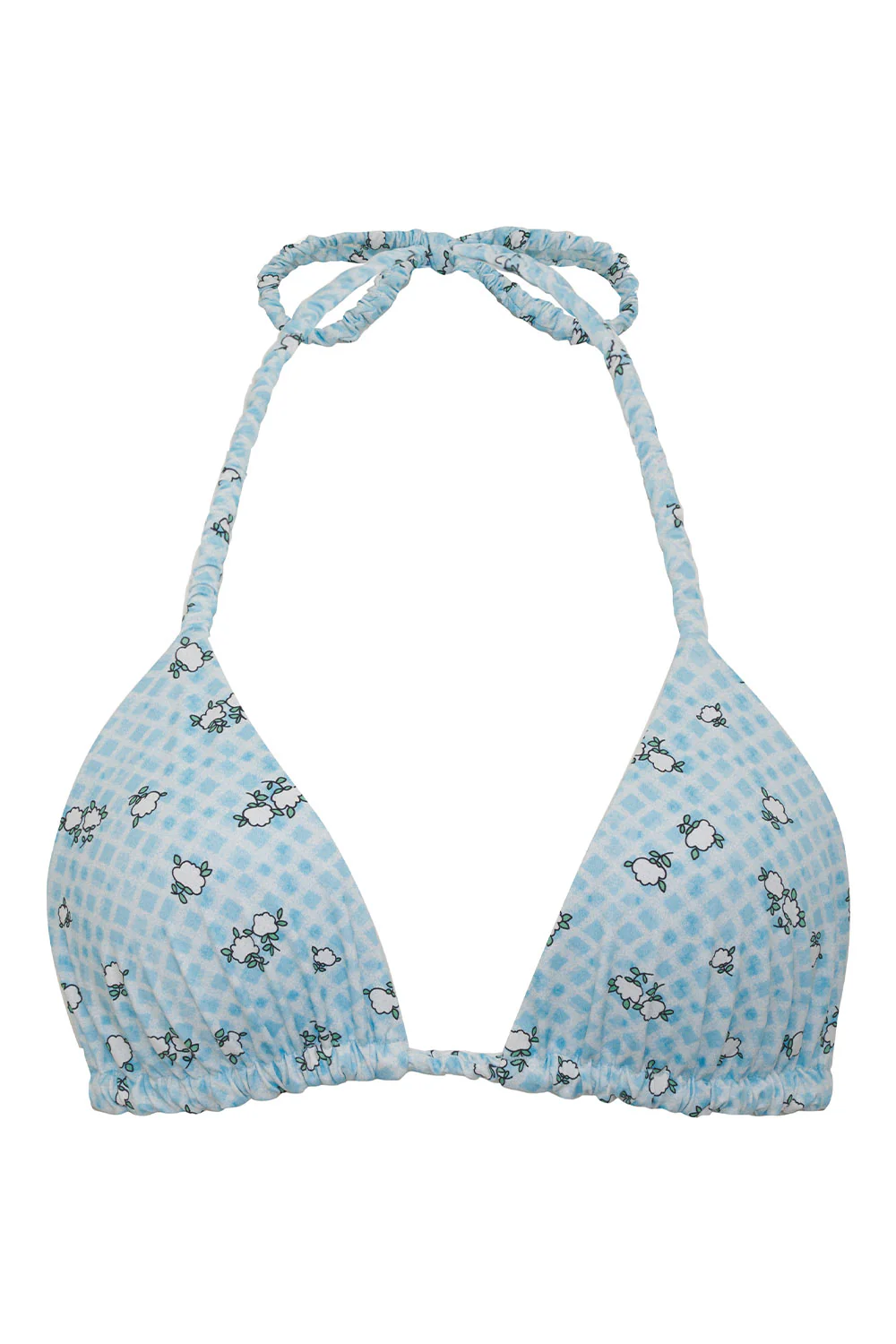 Hope Gingham Triangle Bikini Top - Posie - Image 6