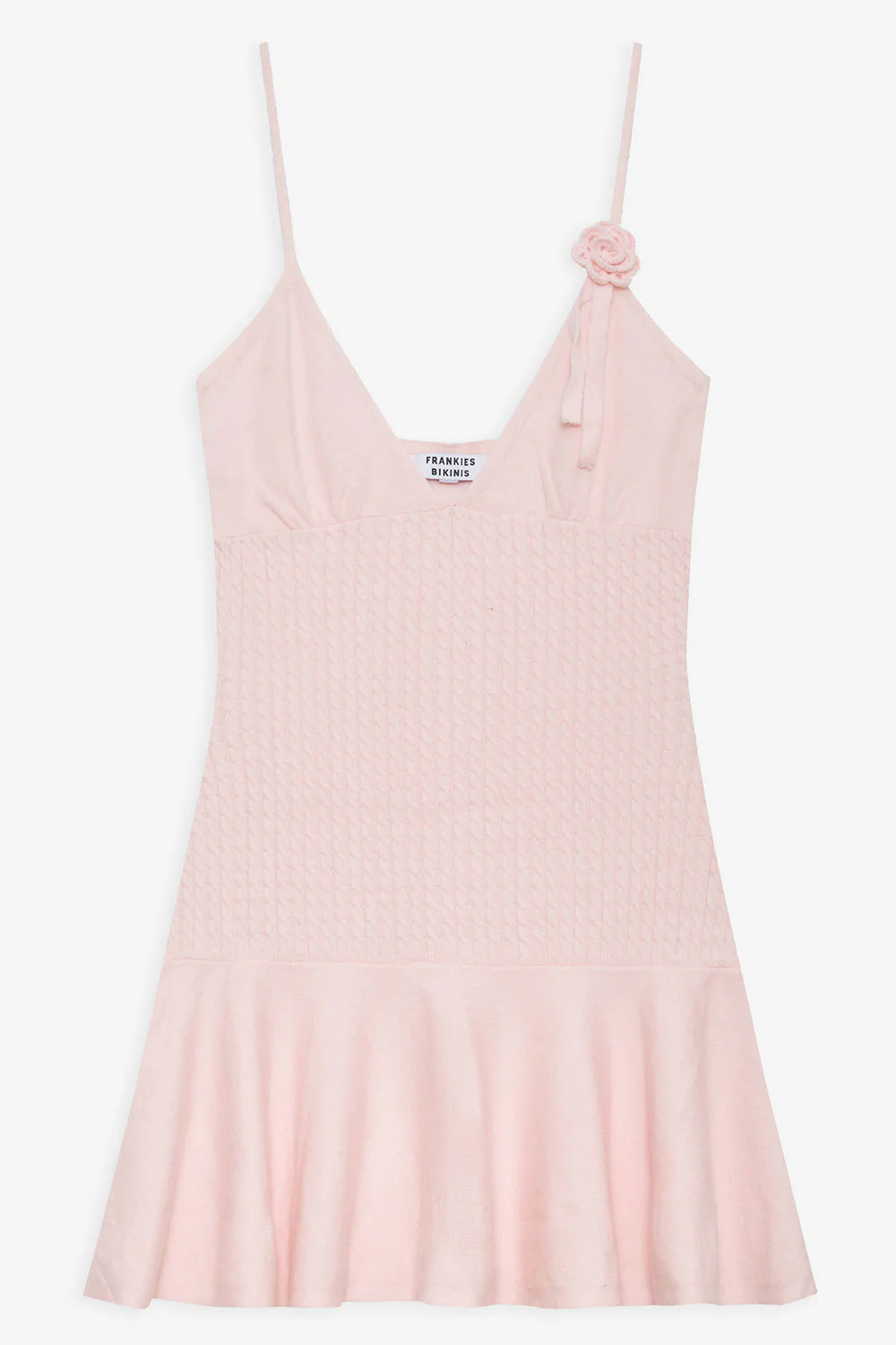 Houston Cable Cloud Knit Dress - Rose Quartz - Image 3
