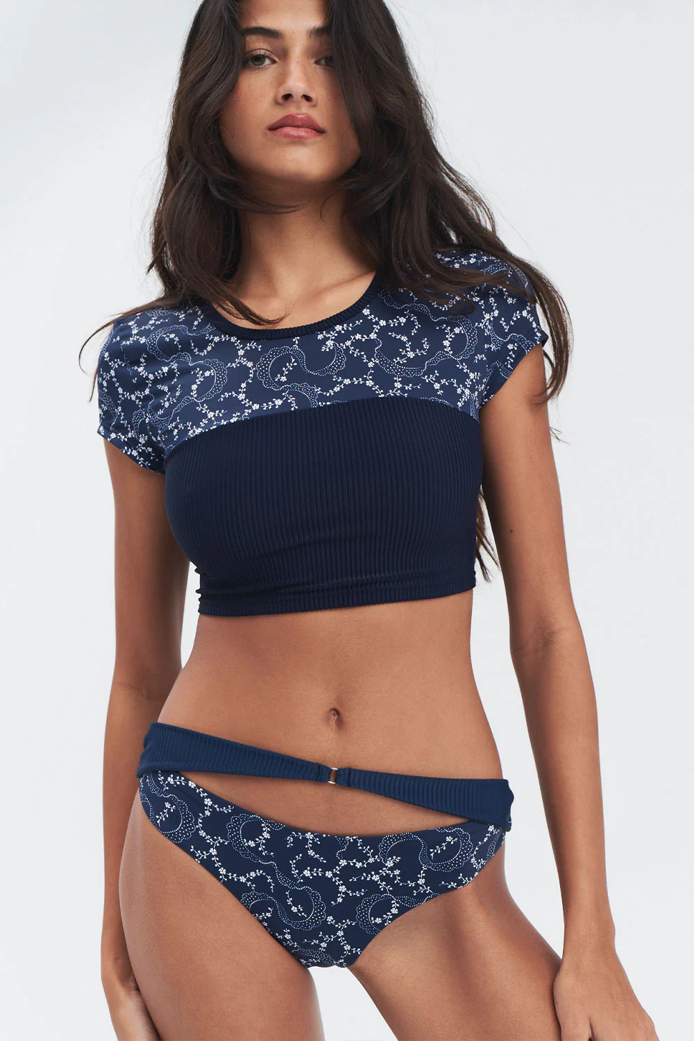 Imogene Ribbed Bandana Bikini Top - Dixie - Image 3