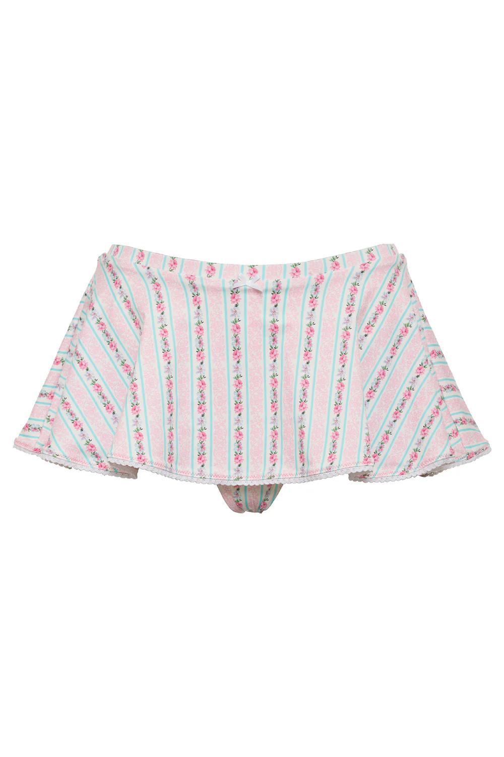 Izabella Floral Swim Skirt Bikini Bottom - French Holiday - Image 8