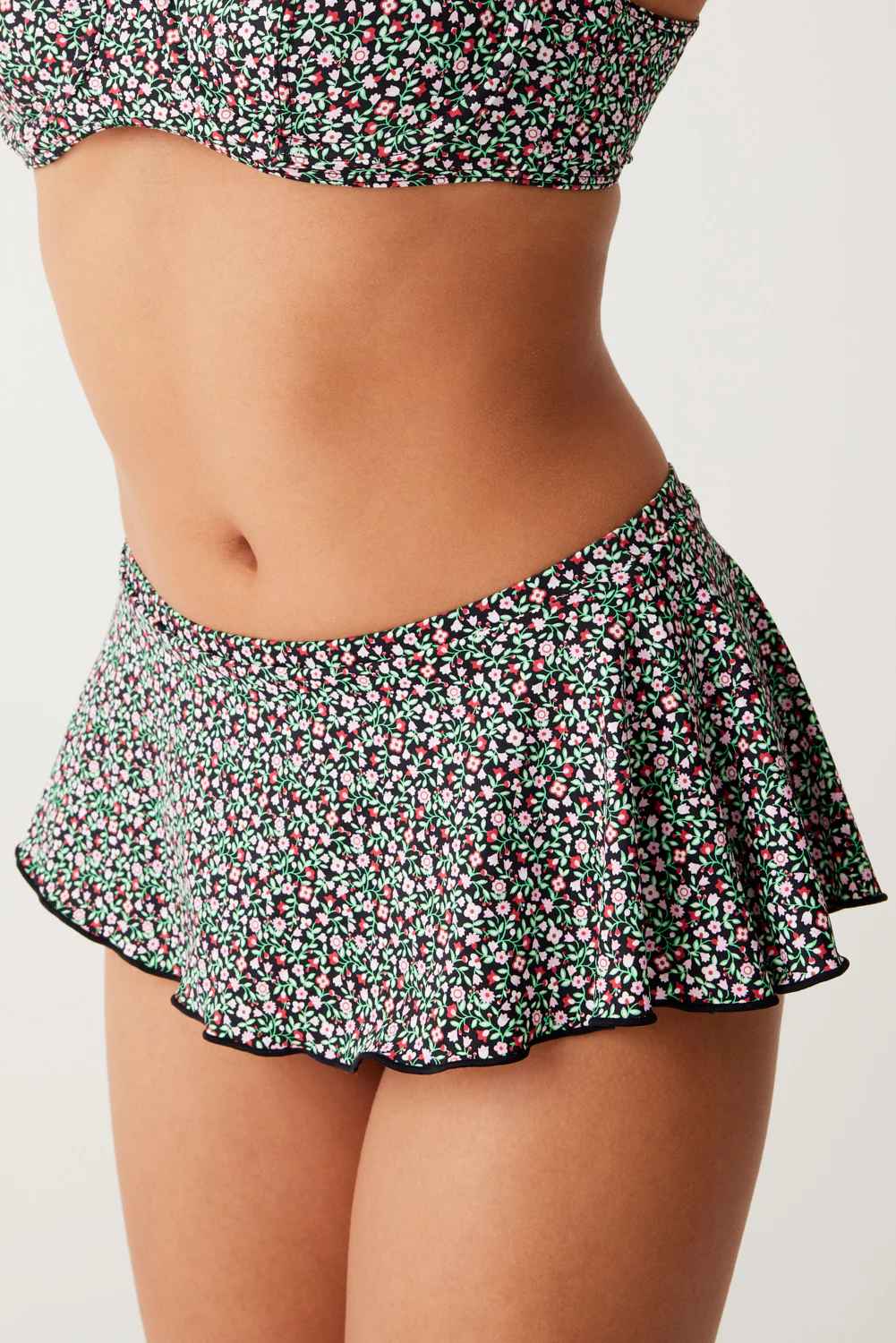 Izabella Swim Skirt Bikini Bottom - Summer Nights - Image 3