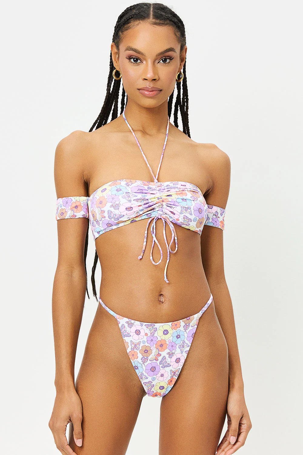 Jagger Bandeau Bikini Top - Mariposa - Image 2