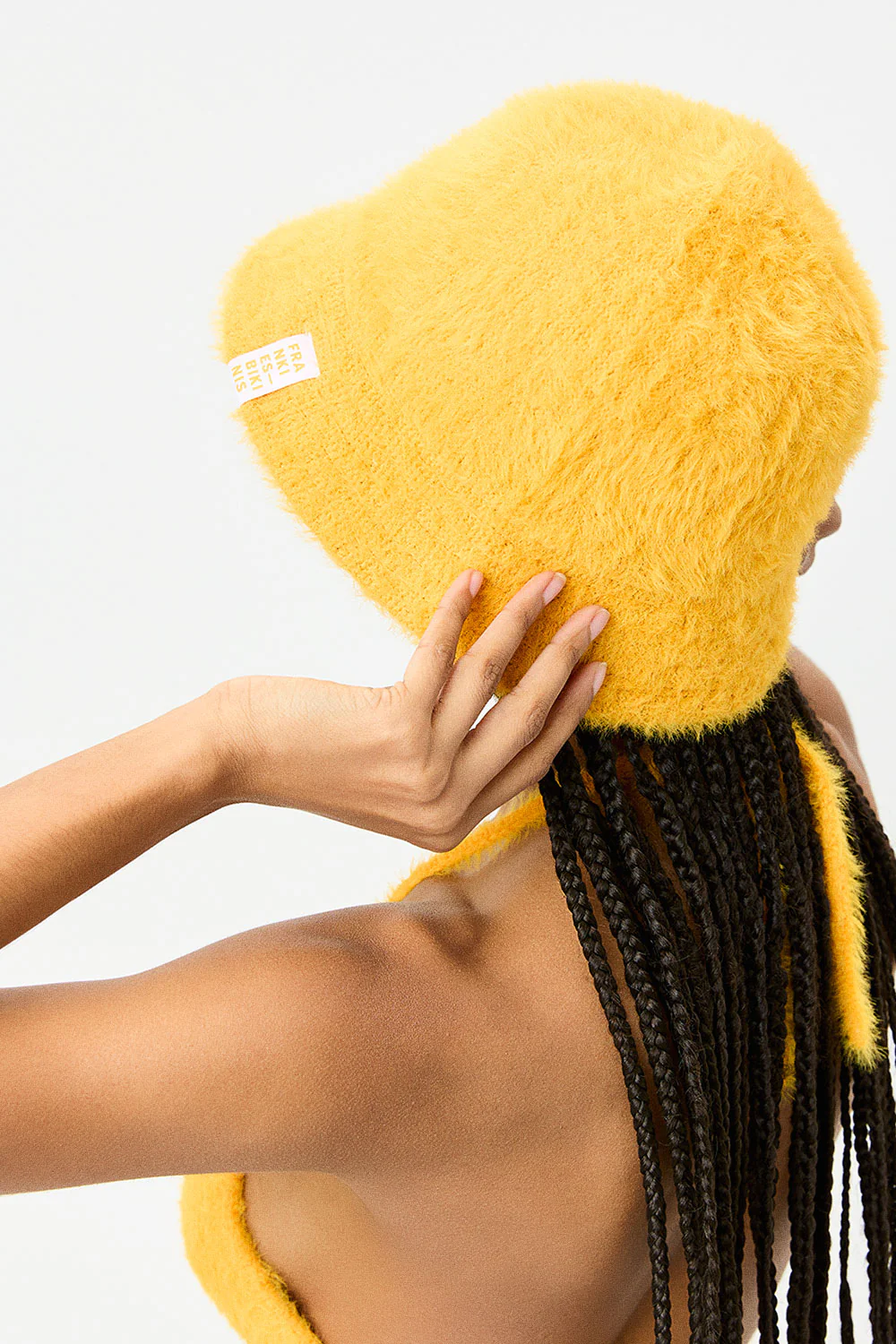 Jax Fuzzy Bucket Hat - Sunshine - Image 4