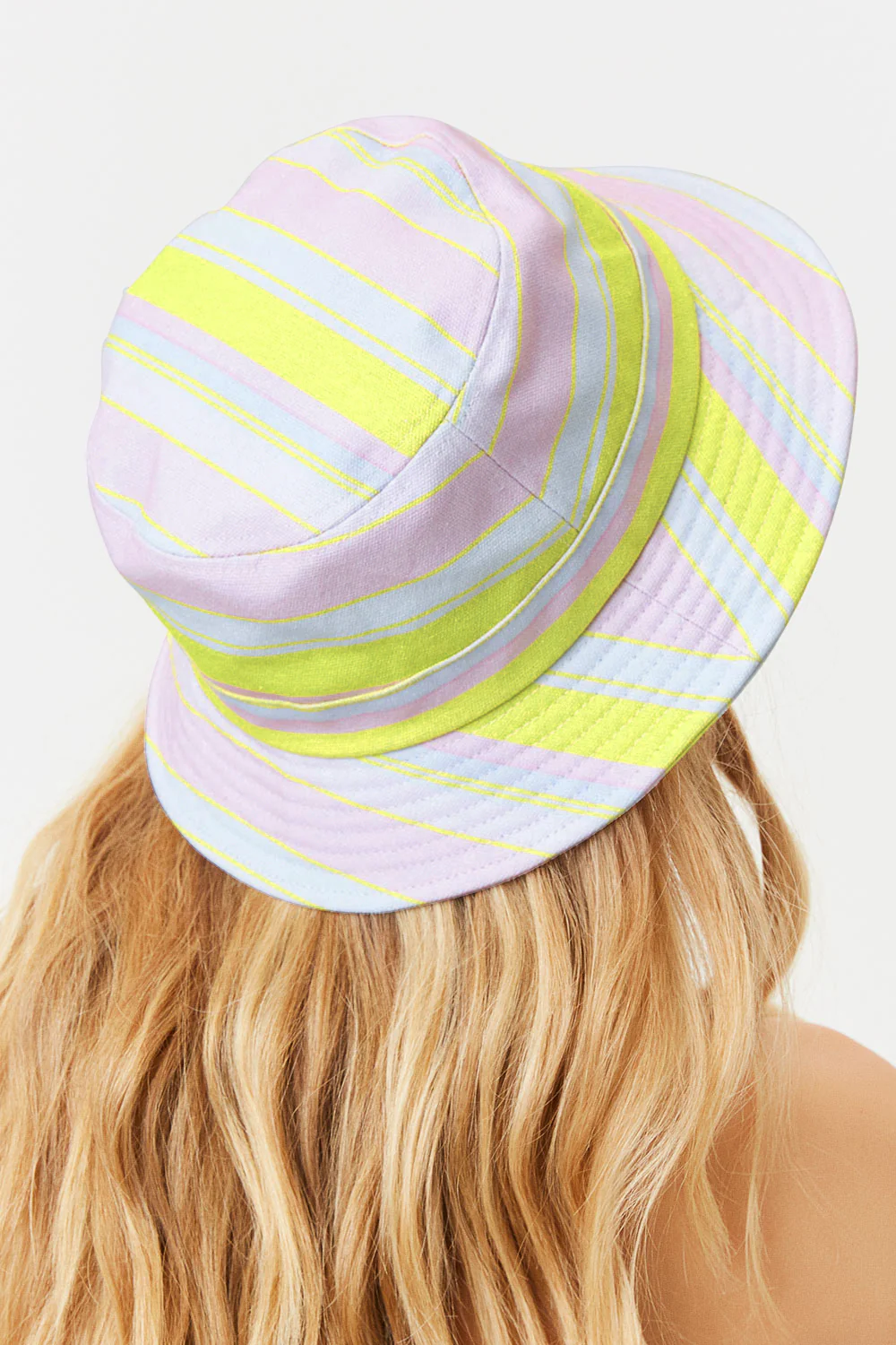 Jax Striped Bucket Hat - Summer Stripe - Image 2