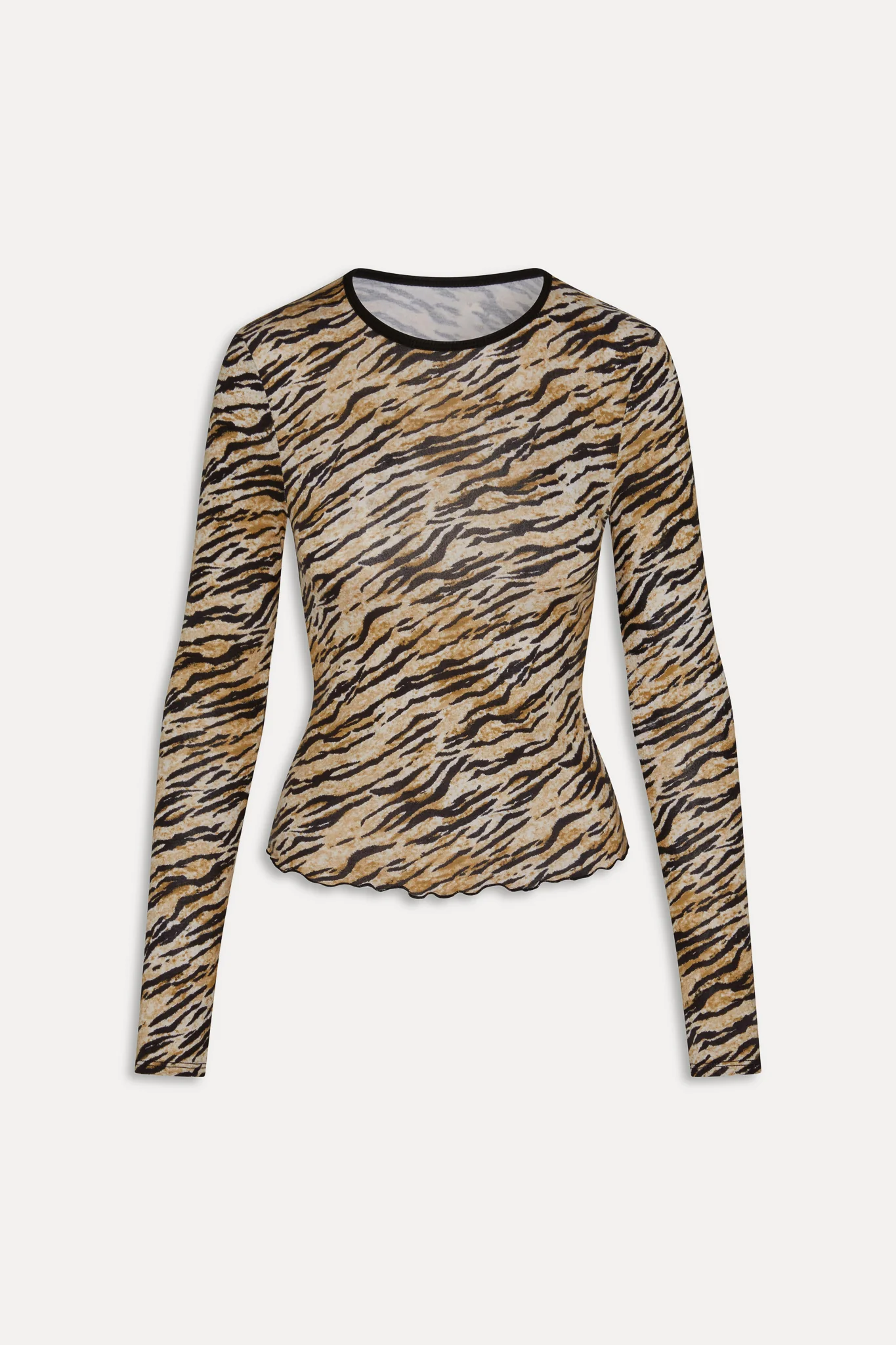 Joy Long Sleeve Sleep Shirt - Tiger - Image 3