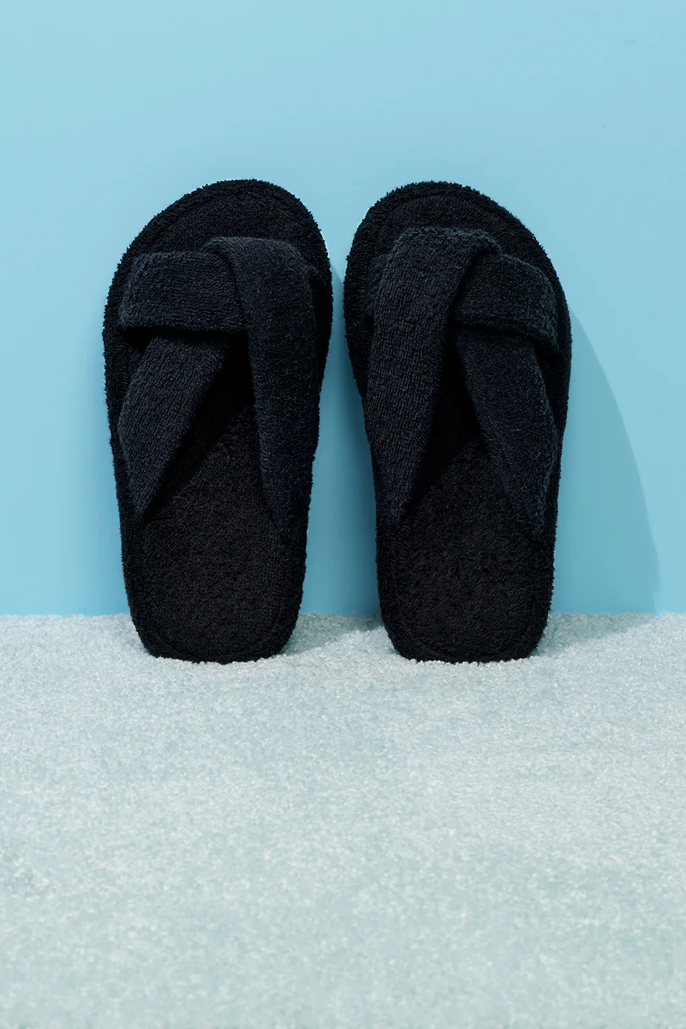 Juna Terry Slide Sandal - Black - Image 3