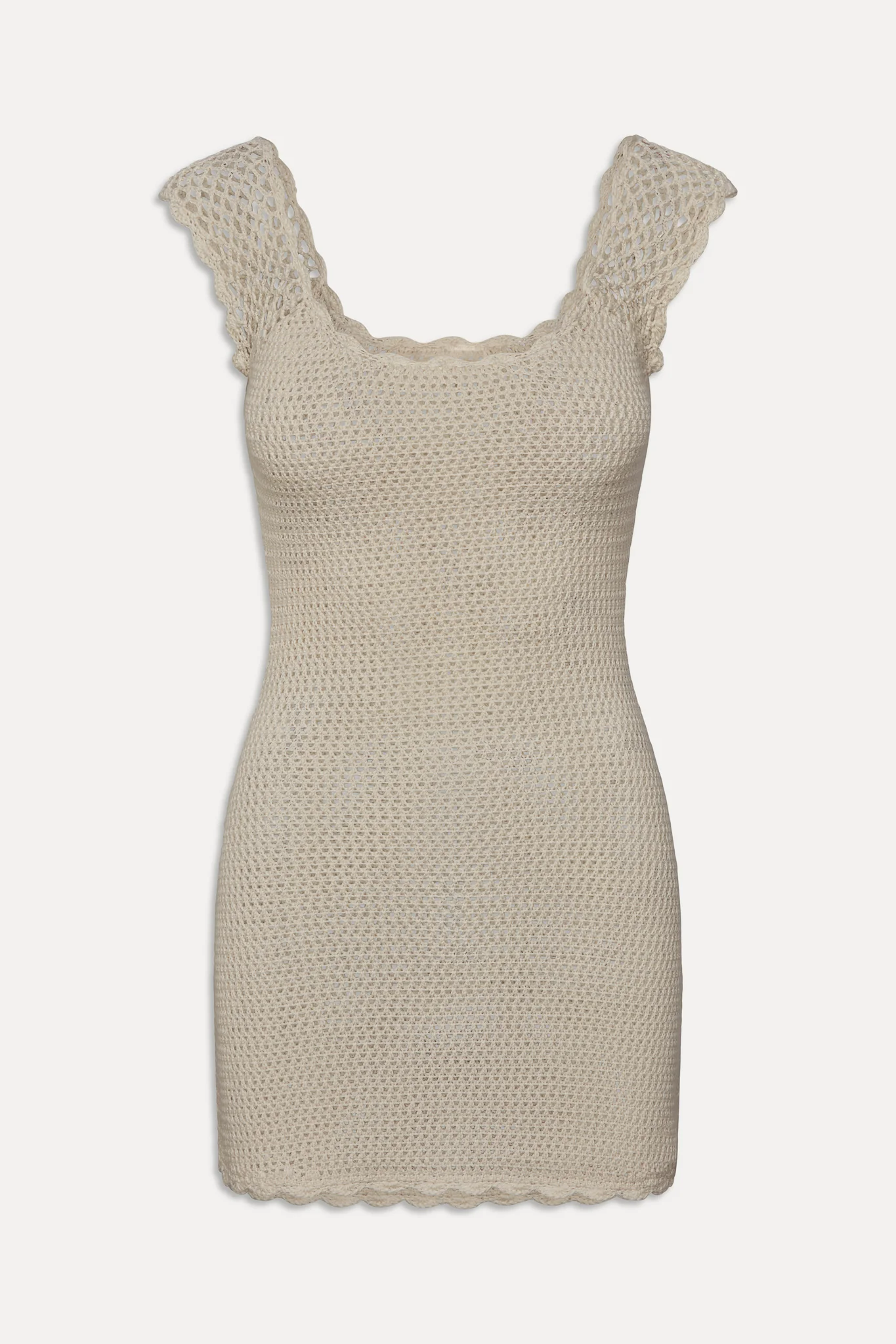 Kai Crochet Mini Dress - Sand Dollar - Image 3
