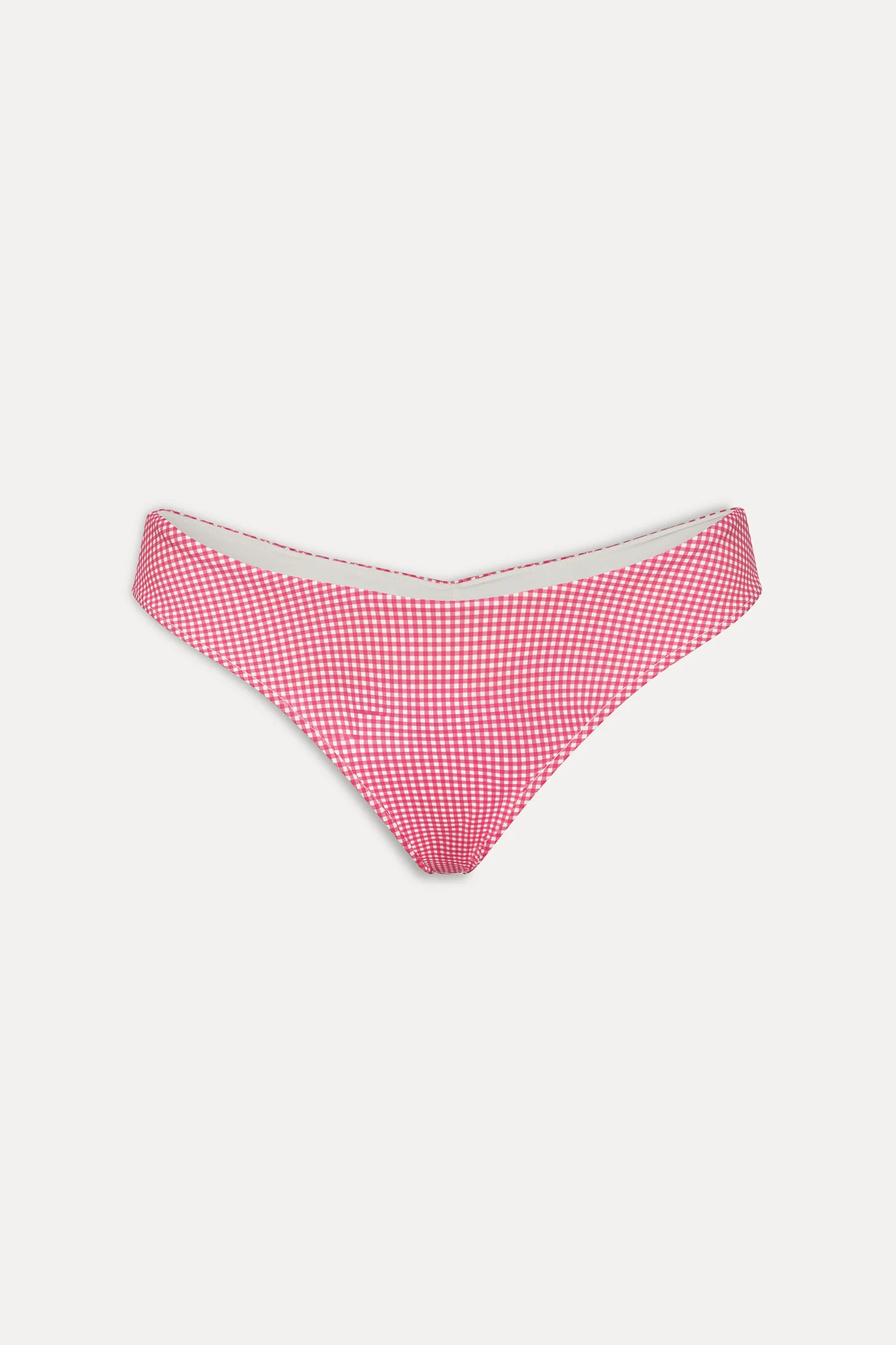 Katarina Cheeky Bikini Bottom - Ladybug Gingham - Image 3