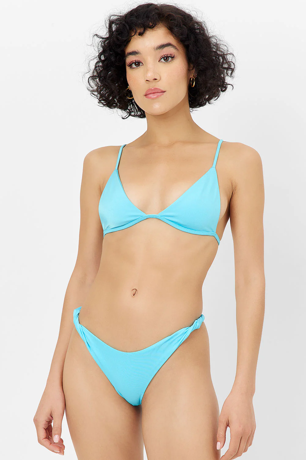 Katarina Shine Cheeky Bikini Bottom - Aquamarine - Image 3