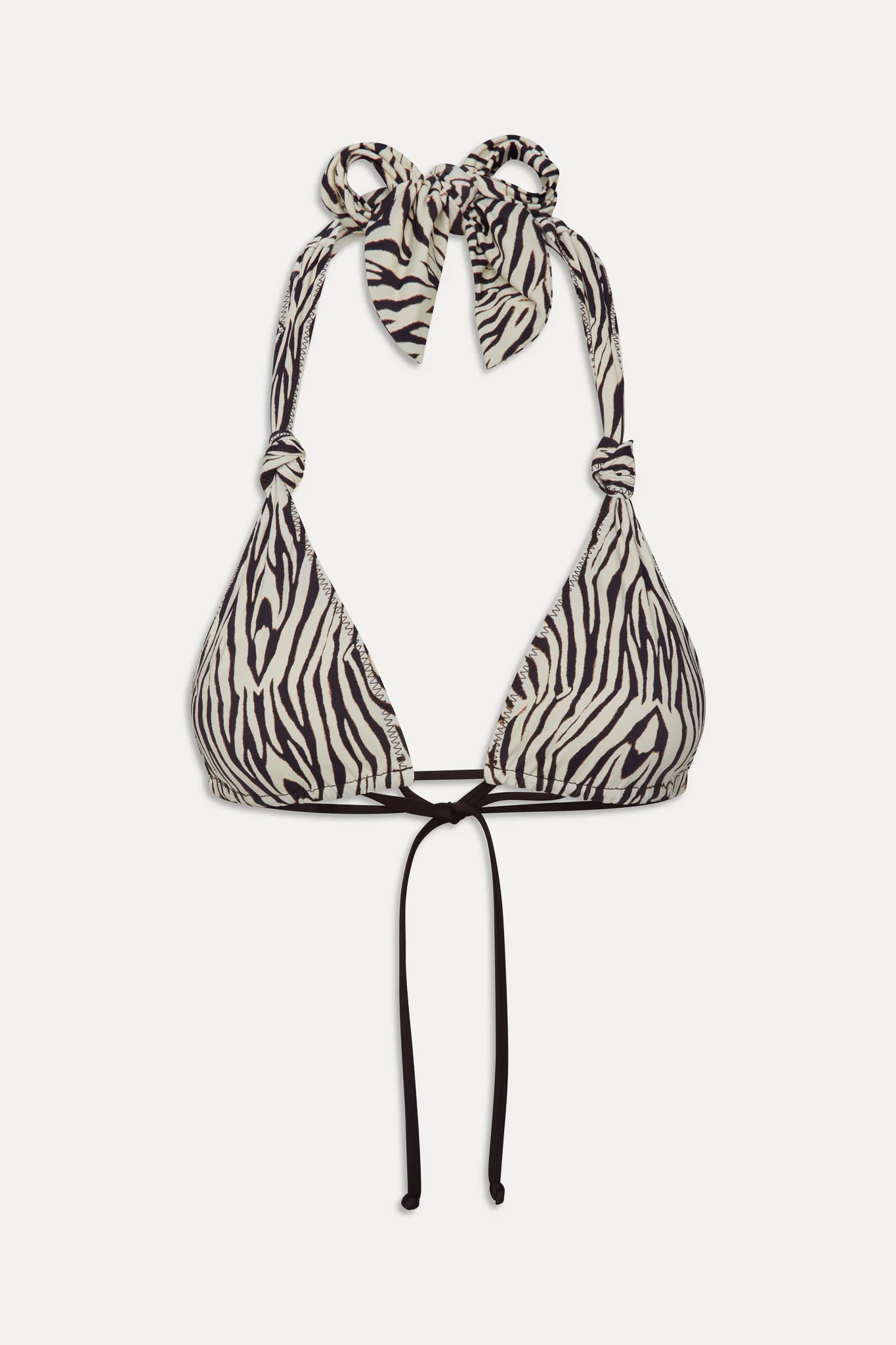 Kealy Halter Bikini Top - Zebra - Image 3