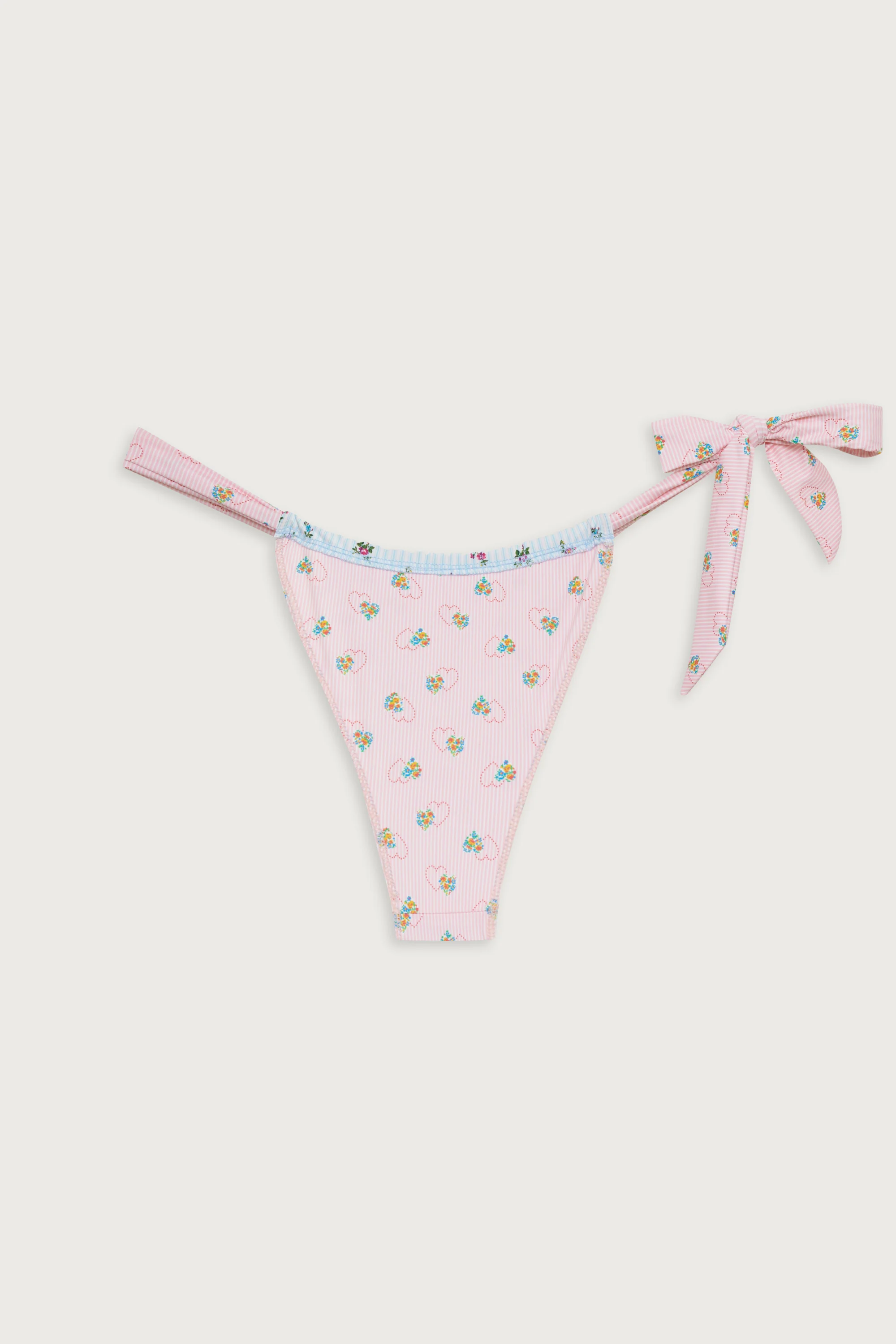 Kealy Reversible Cheeky Bikini Bottom - Cozy Stripe - Image 6