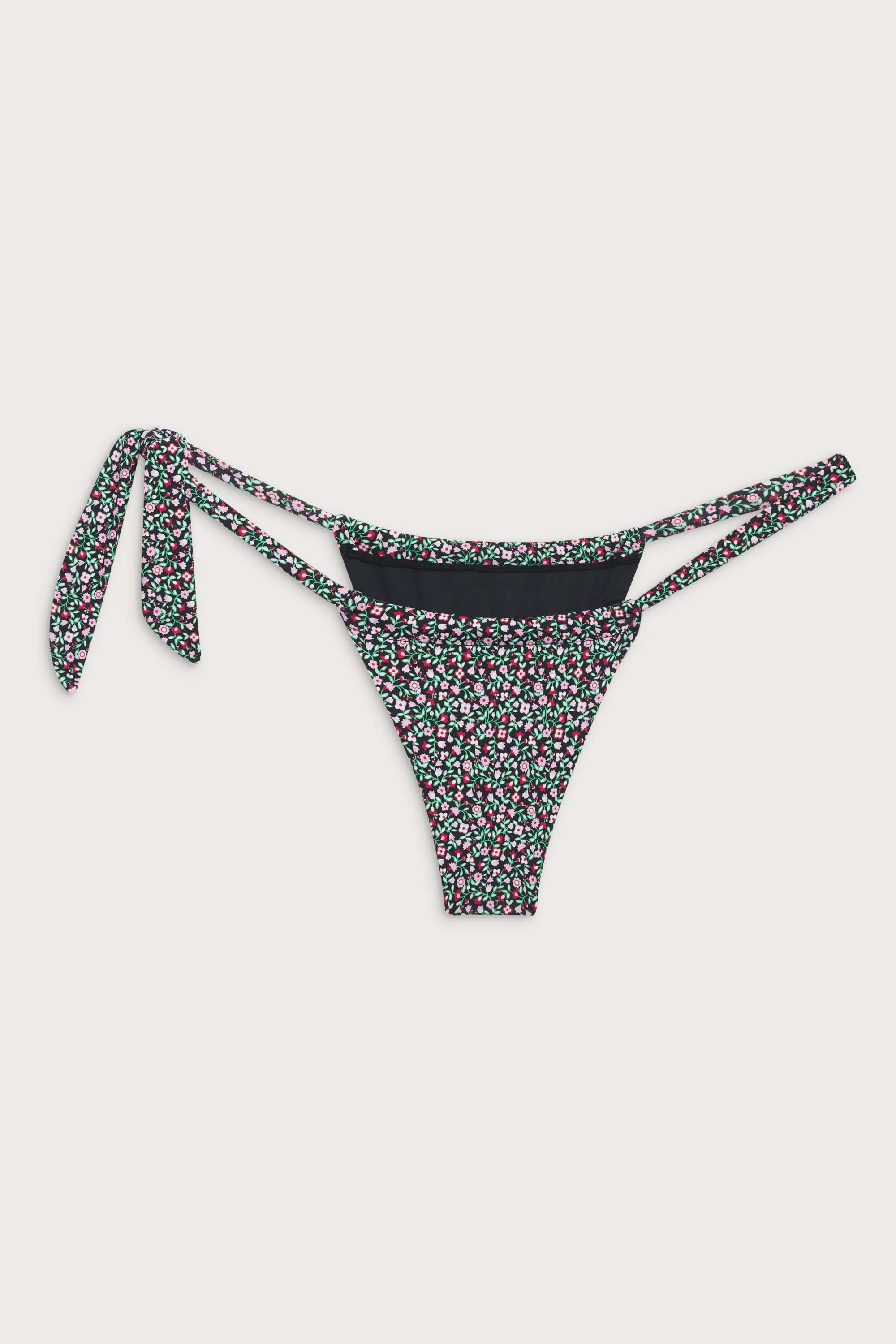 Kealy Tie Side Cheeky Bikini Bottom - Summer Nights - Image 2