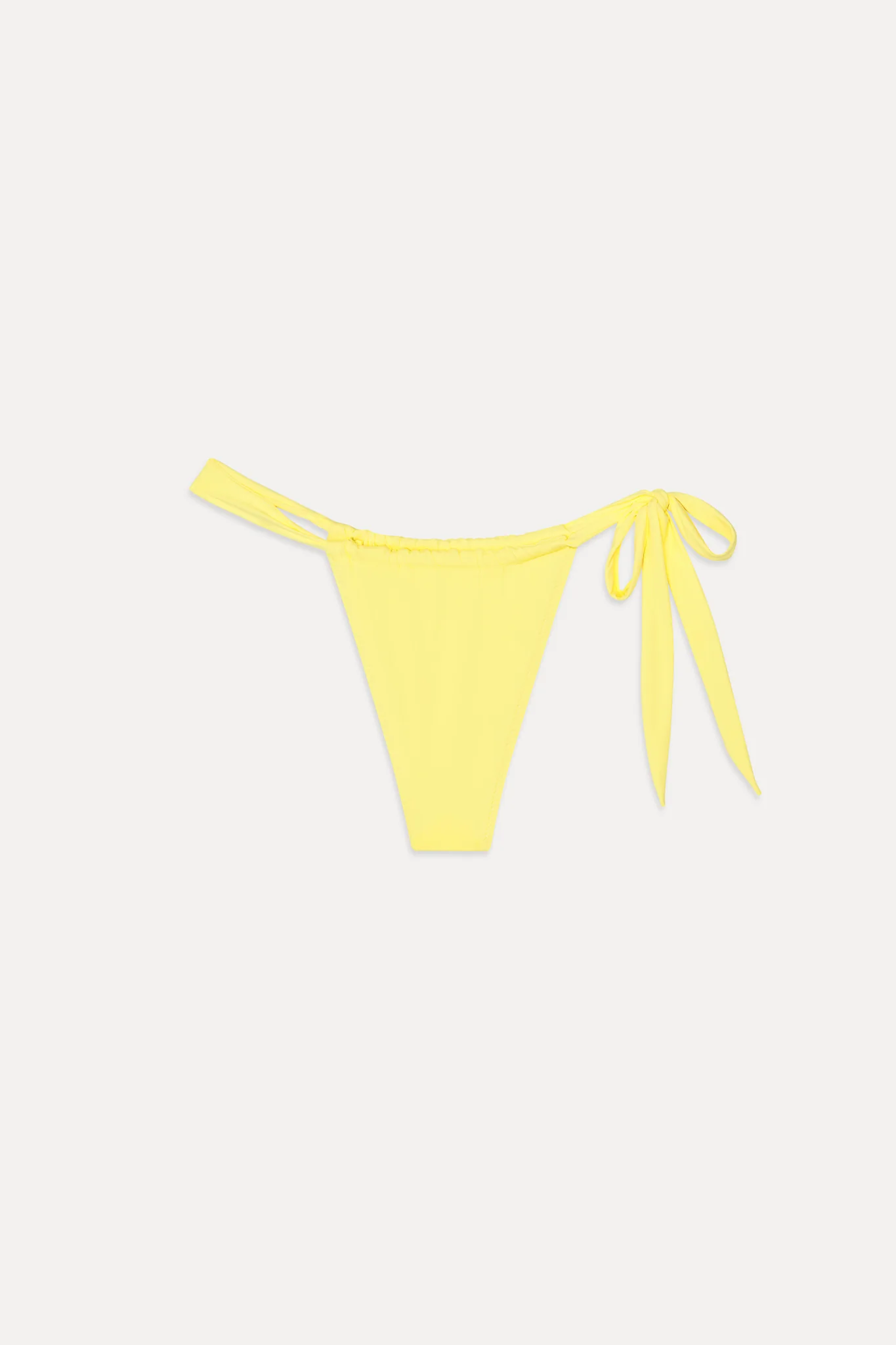 Kealy Tie Side Cheeky Bikini Bottom - Yellow Iris - Image 3