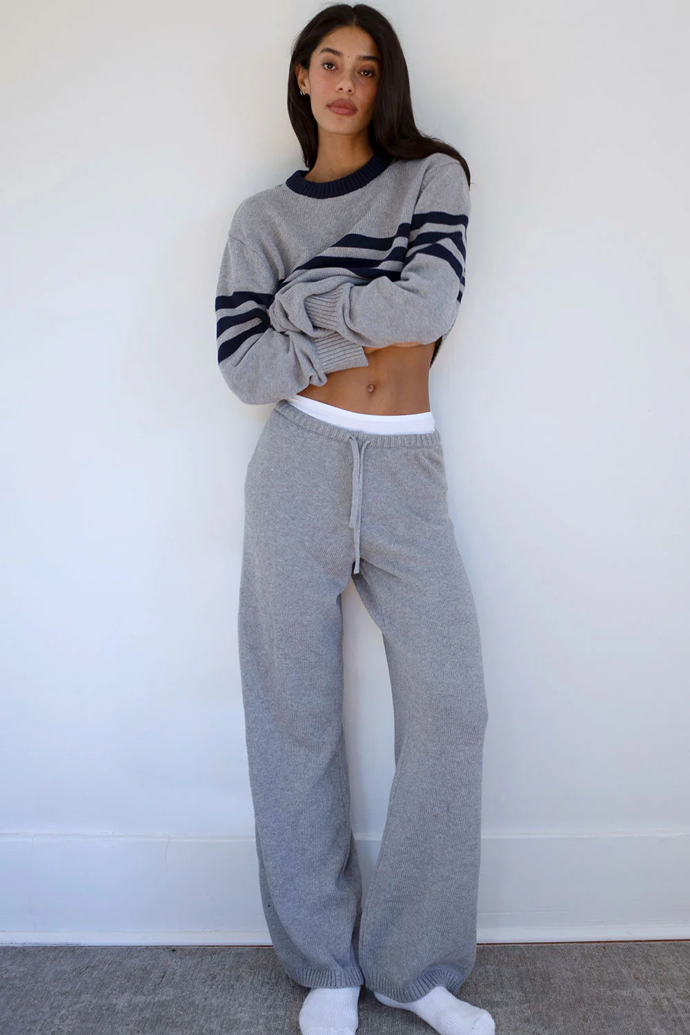 Kip Oversized Crewneck Sweater - Rain Cloud - Image 6