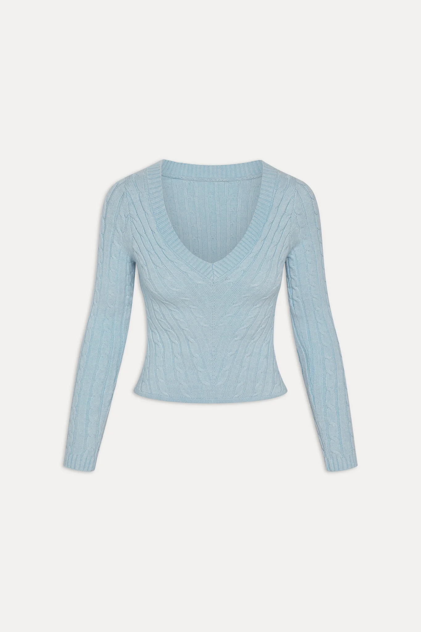 Kit V Neck Knit Sweater - Daydream - Image 3