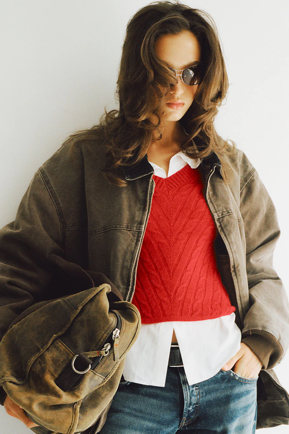 Kit V Neck Knit Sweater - Heartstrings - Image 2