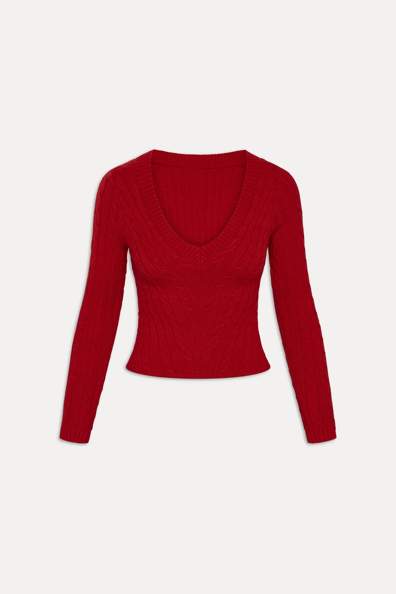 Kit V Neck Knit Sweater - Heartstrings - Image 3