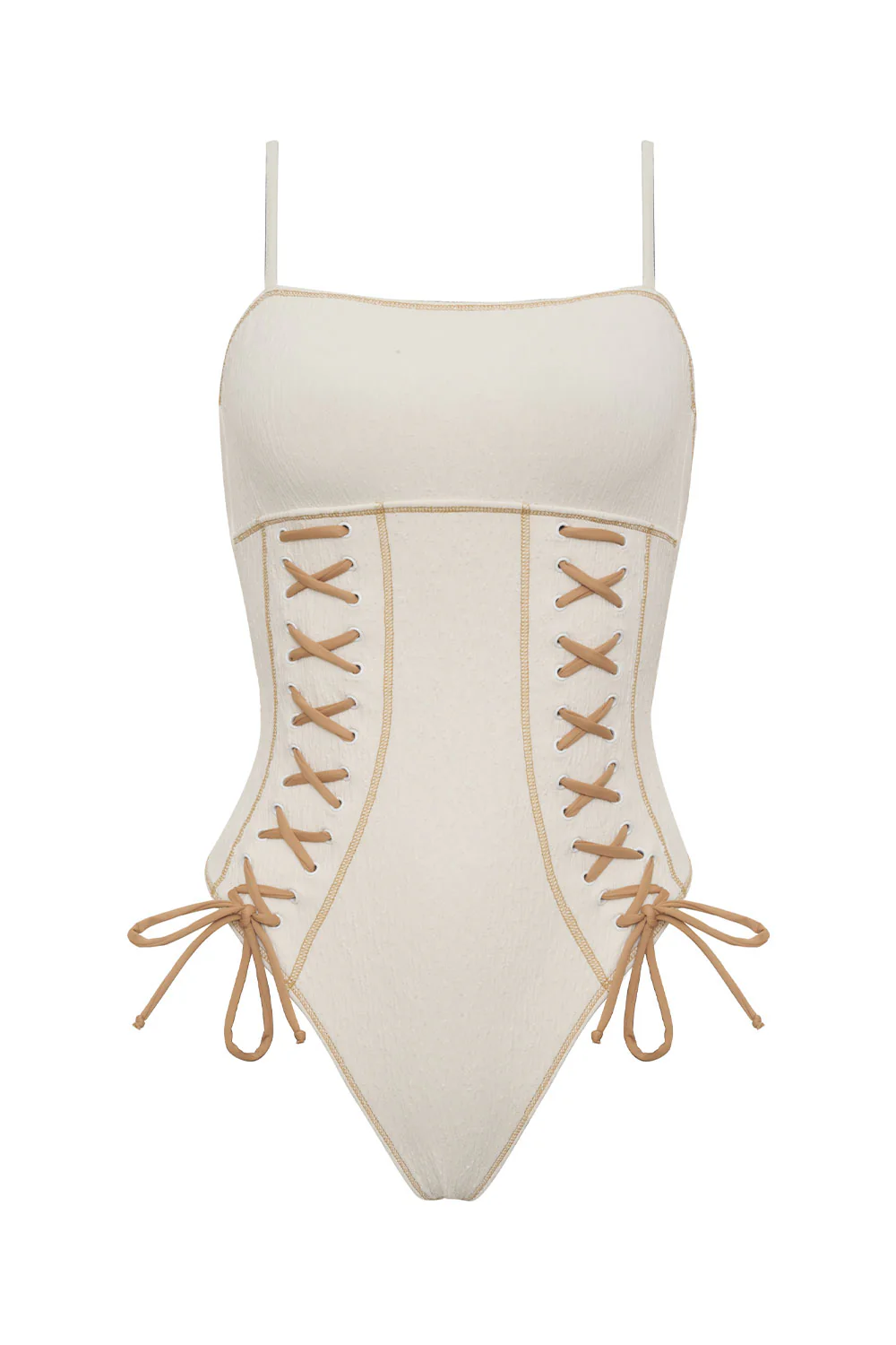 Kylee Cheeky One Piece Swimsuit - Sandstorm - Image 4