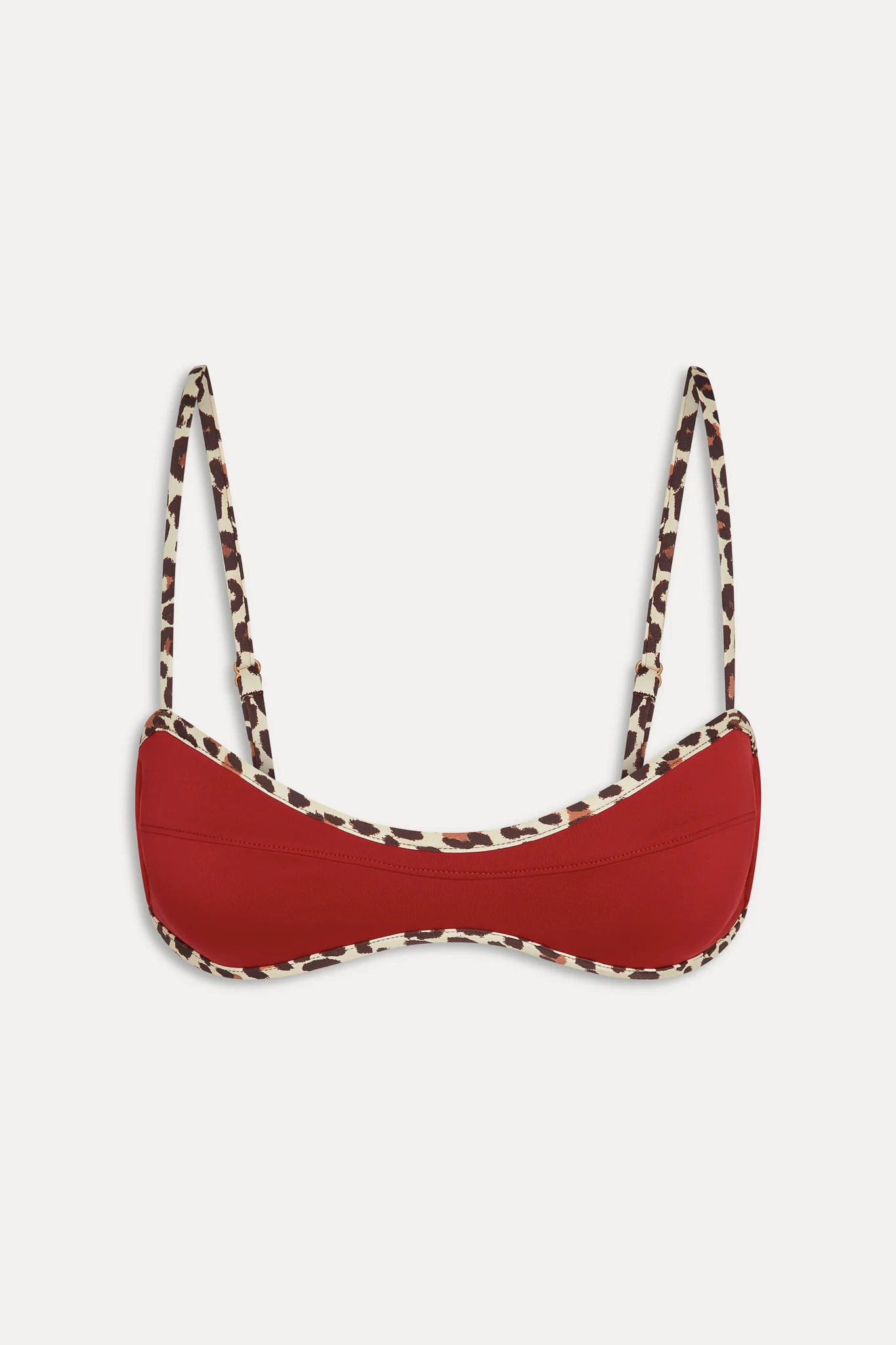 Lane Bandeau Bikini Top - Valentine - Image 3
