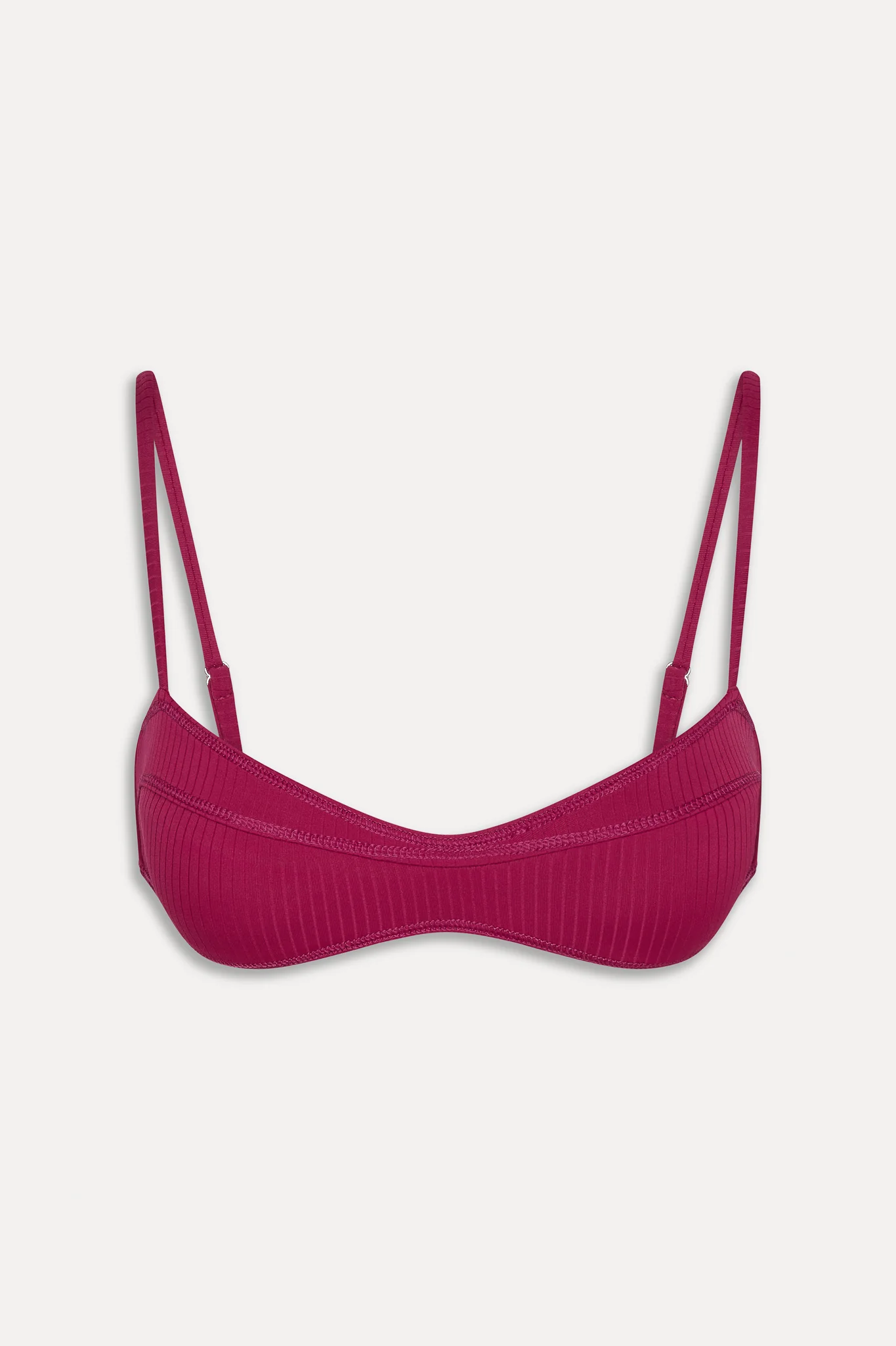 Lane Skimpy Bandeau Bikini Top - Vino - Image 3