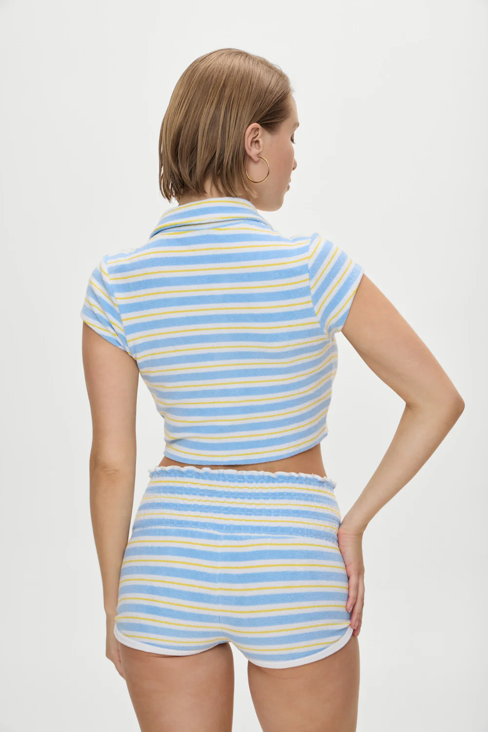 Laurel Striped Terry Cloth Shirt - Ashbury Stripe - Image 5