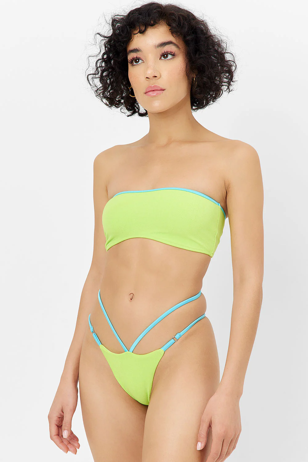 Layla Terry String Bikini Bottom - Siren - Image 4