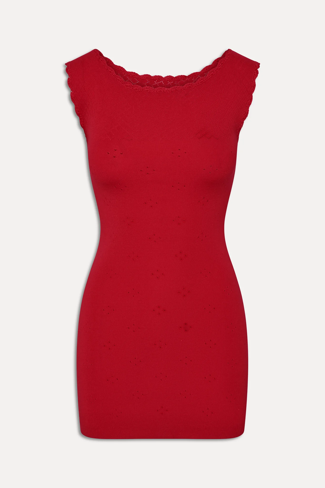 Leila Mini Dress - Red Rose - Image 3