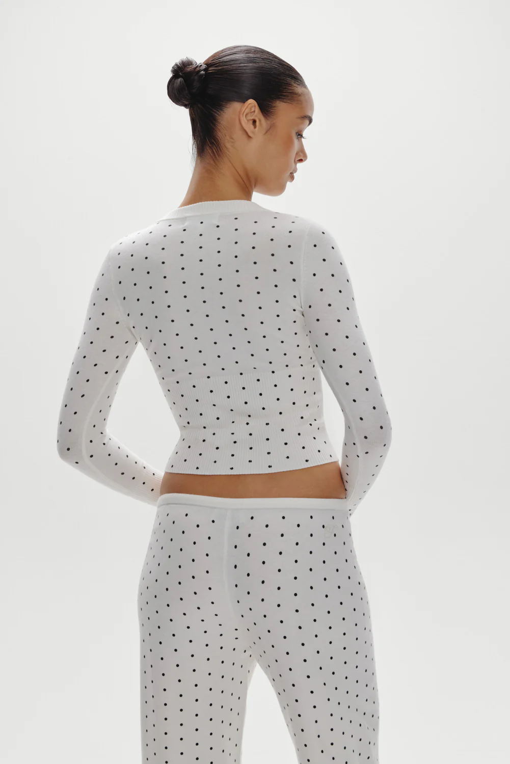 Lenon Button Up Knit Sweater - Belle of the Ball - Image 4