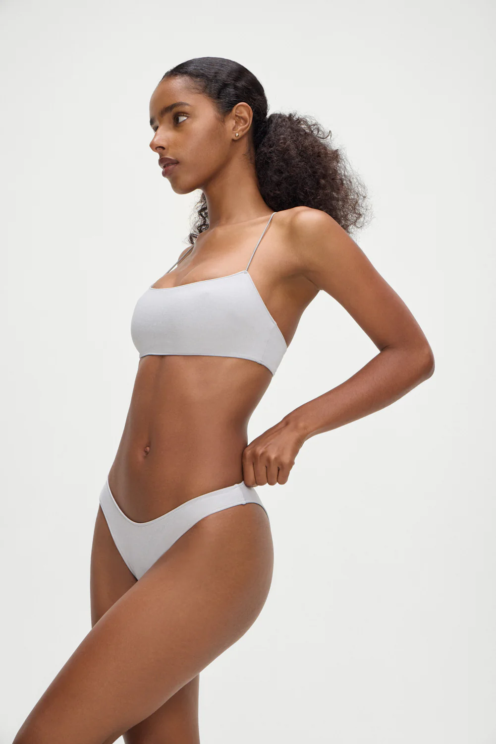 Dove Bikini Bottom - Heather Grey - Image 4