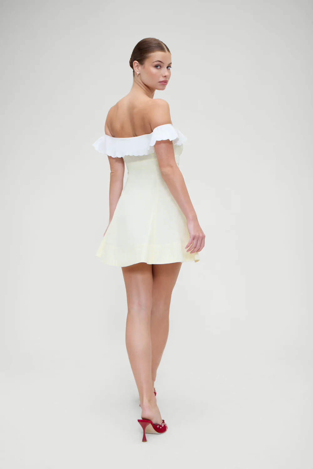 Lilah Striped Mini Dress - Daisy Stripe - Image 5