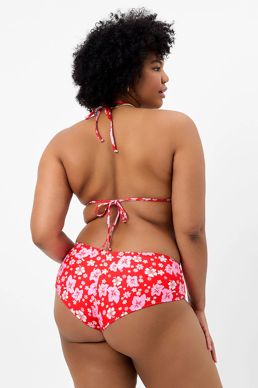 Lisa Floral Full Coverage Bikini Bottom - Coconut Girl - Image 2