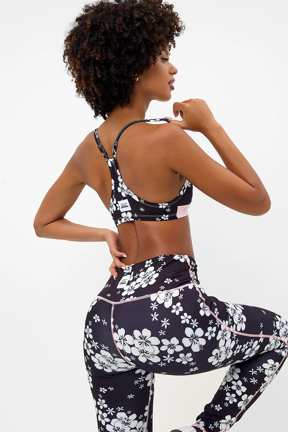 Lively High Waist Floral Legging - Plush Plumeria - Image 2