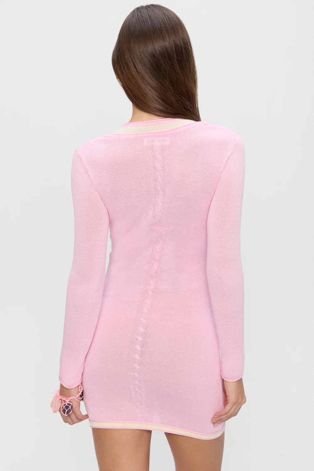 Logan Knit Mini Dress - Pink Cloud - Image 4
