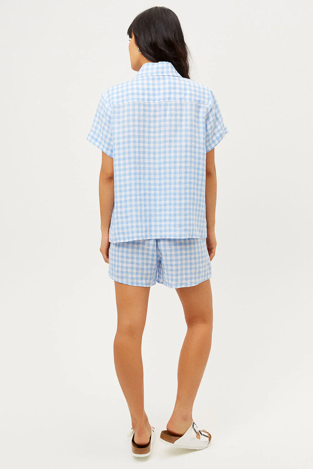 Lou Button Up Top - Bluebell - Image 4