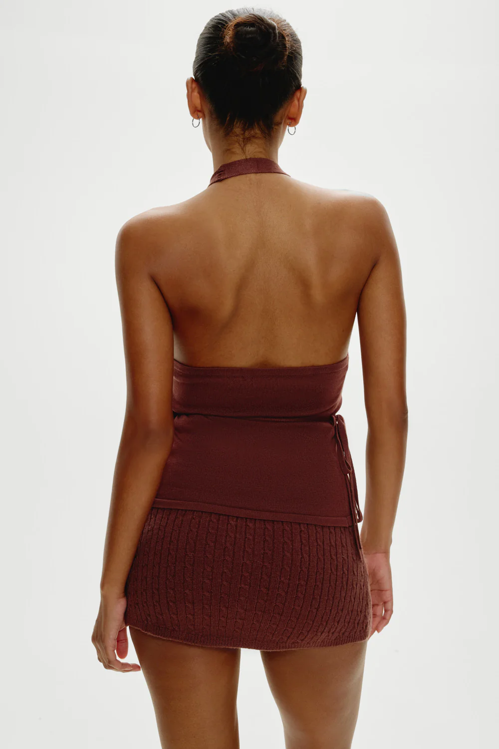 Lullaby Halter Wrap Top - Brown Sugar - Image 5