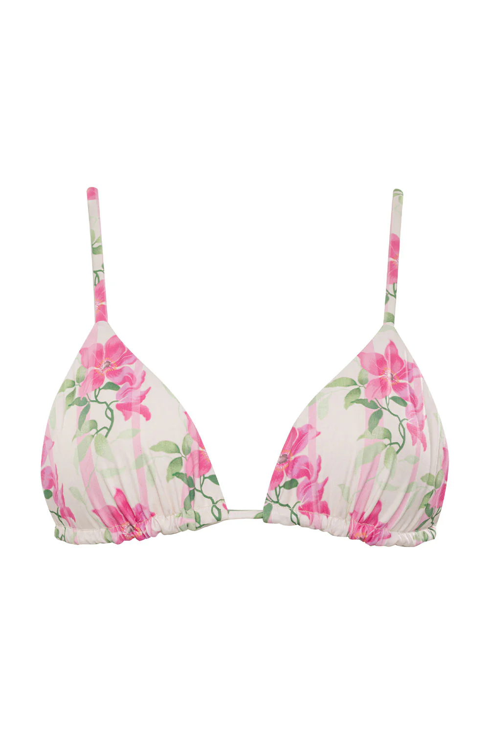 Lumia Floral Triangle Bikini Top - Tiger Lily - Image 7