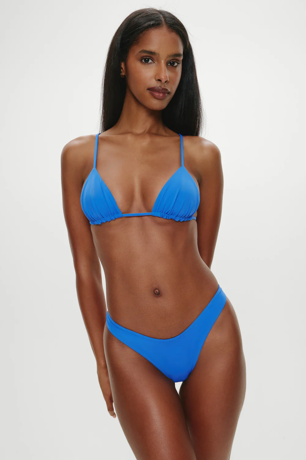 Lumia Skimpy Triangle Bikini Top - Lake Blue - Image 2