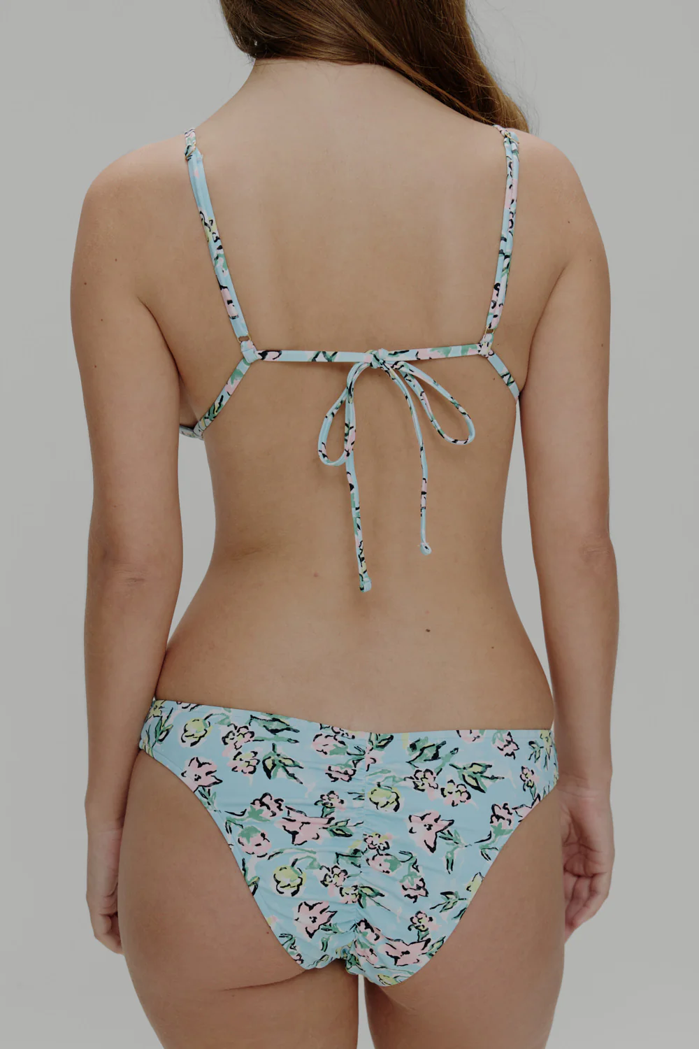 Lumia Triangle Bikini Top - Pastel Peony - Image 4