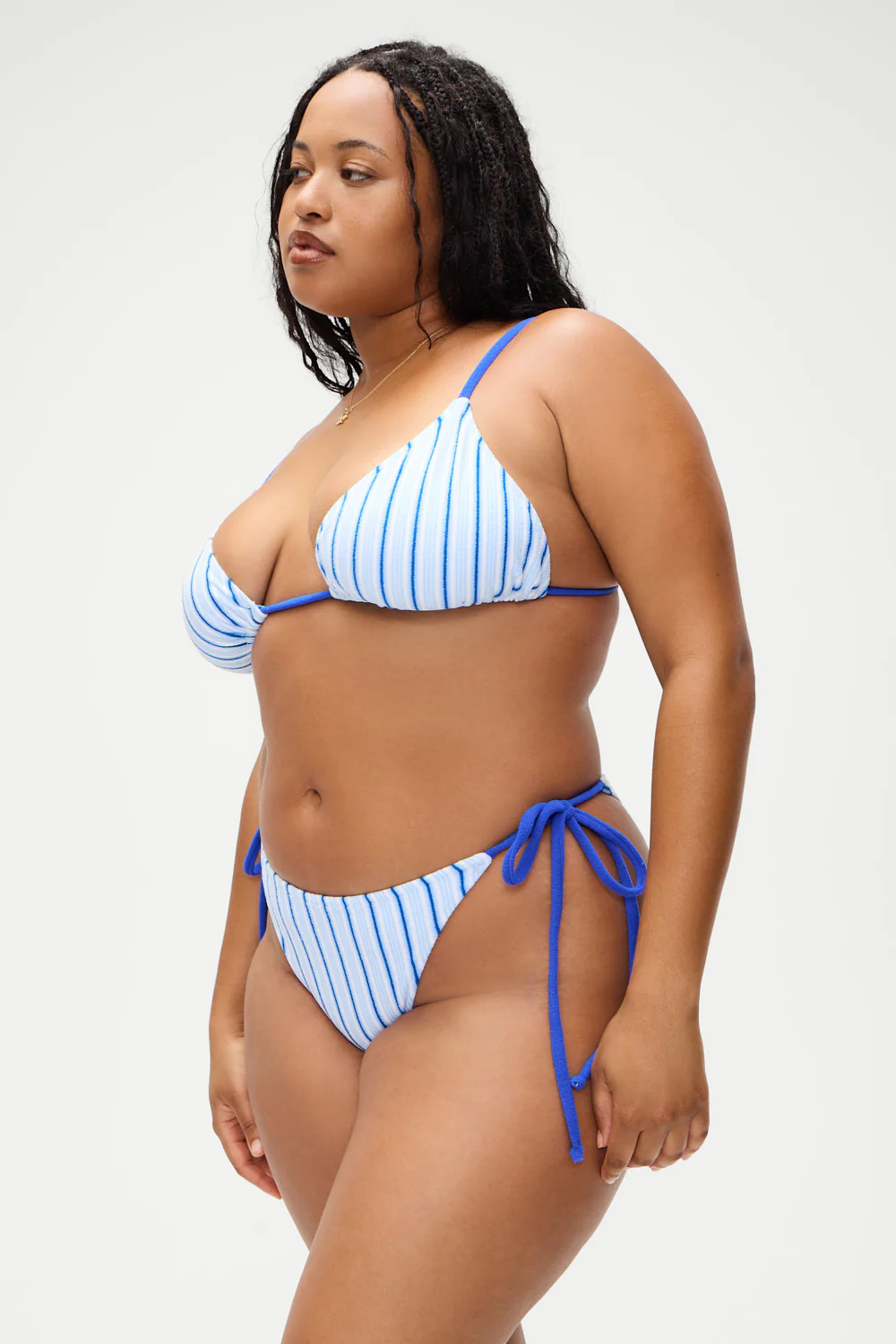 Lumia Triangle Bikini Top - Seaside Stripe - Image 7
