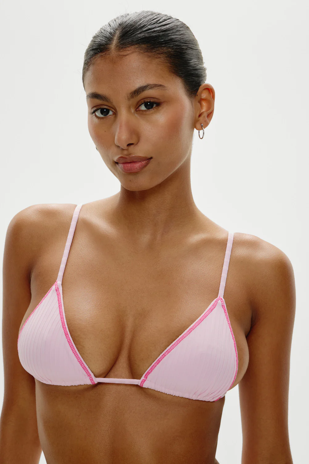 Lumia Triangle Bikini Top - Strawberries & Cream - Image 2