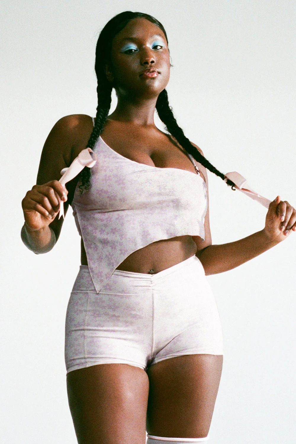 Lydia Asymmetrical Floral Sports Bra - Upsy Daisy - Image 5