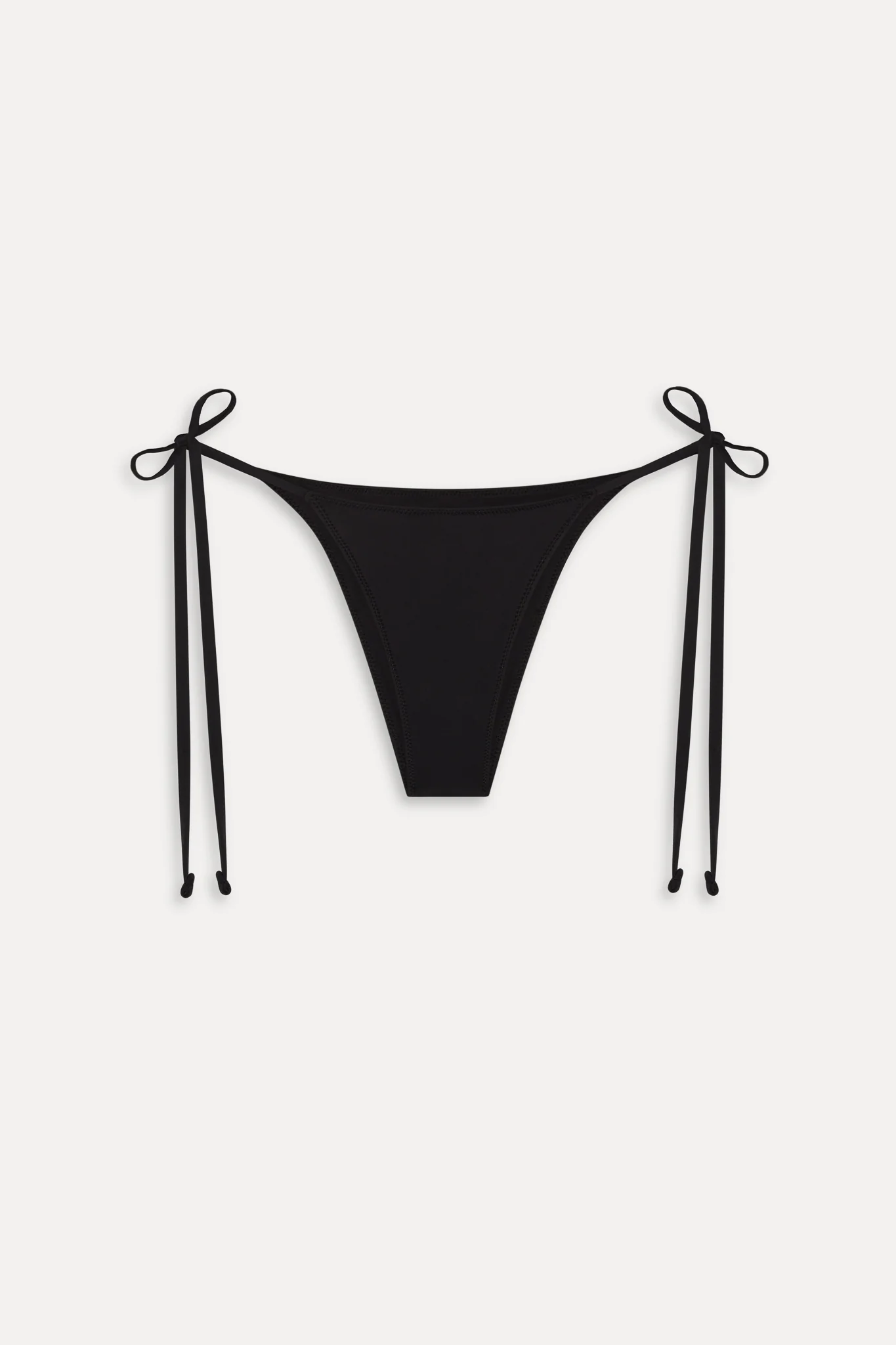 Mackenzie Cheeky String Bikini Bottom - Black - Image 3