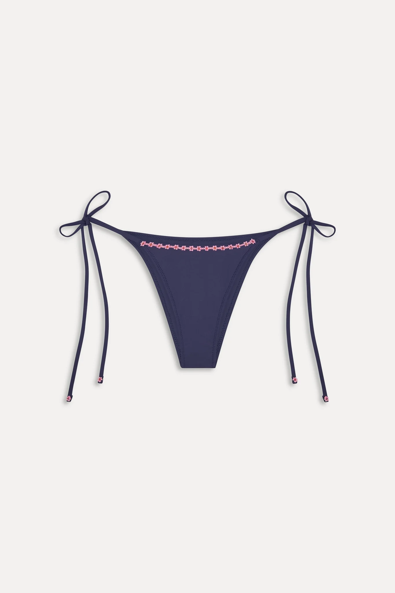 Mackenzie Cheeky String Bikini Bottom - Midnight Bloom - Image 3