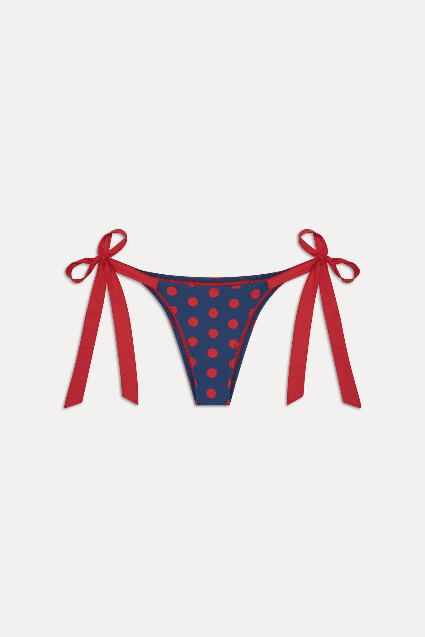 x Khy Mackenzie Skimpy Bikini Bottom - Strawberry Dot - Image 3
