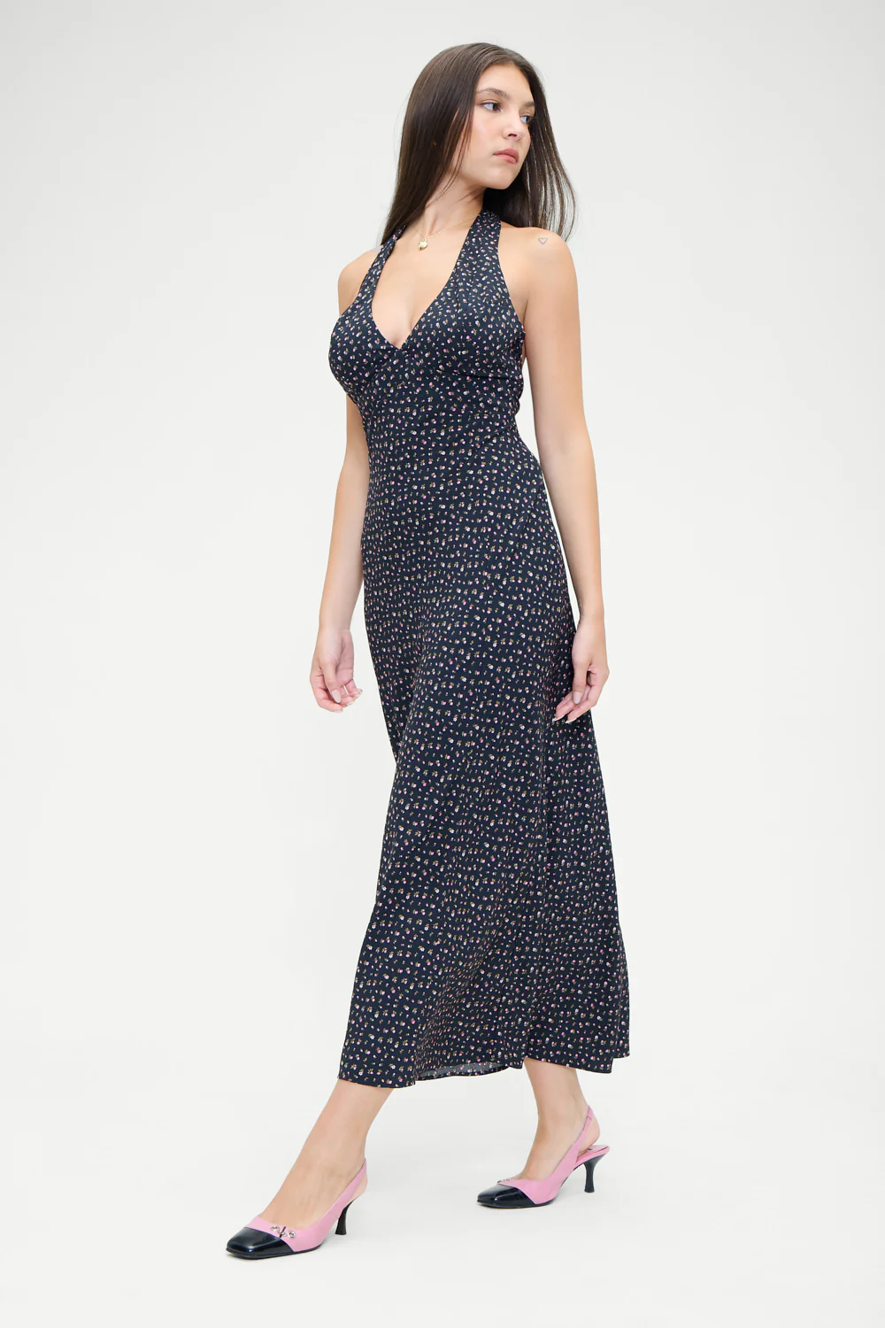Madeleine Floral Maxi Dress - Midnight Flower - Image 6
