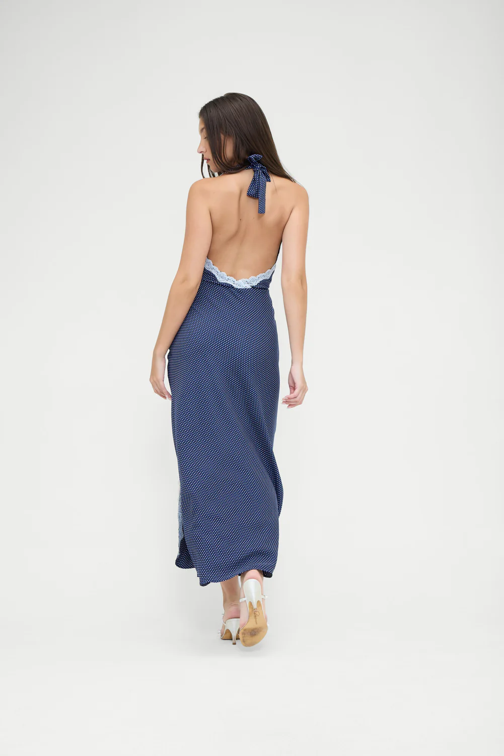 Madeleine Polka Dot Maxi Dress - Dotty - Image 6