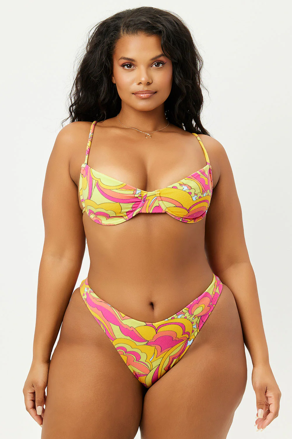 Maggie Terry Underwire Bikini Top - Peace Terry - Image 3