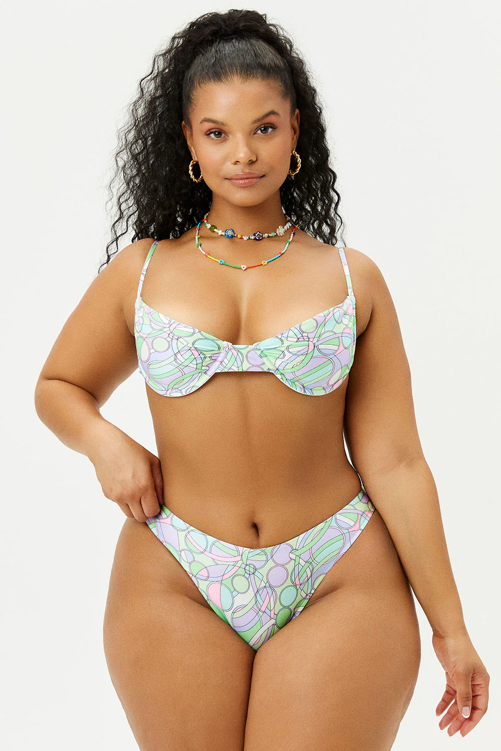 Maggie Underwire Bikini Top - Vortex - Image 3