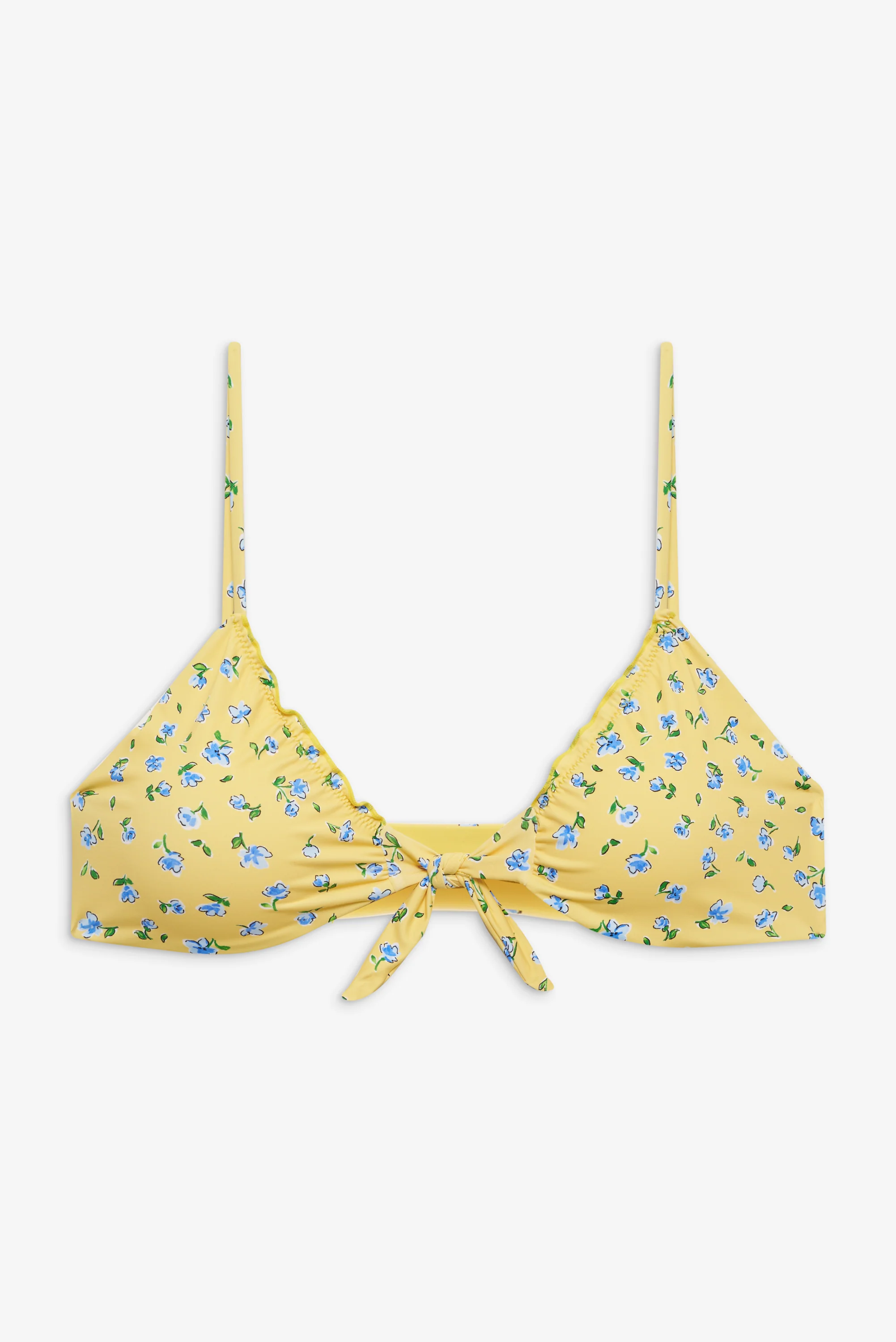 Maison Floral Skimpy Bikini Top - Sky Blossom - Image 3